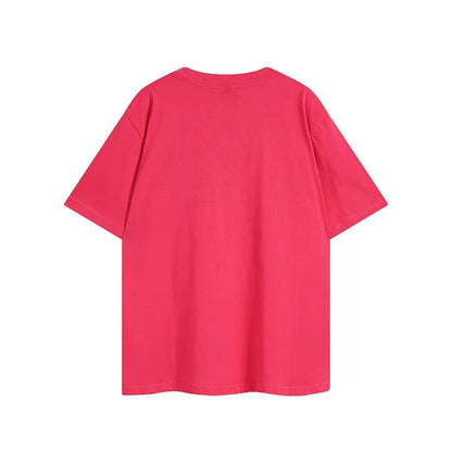 Camiseta clásica rosa y negra