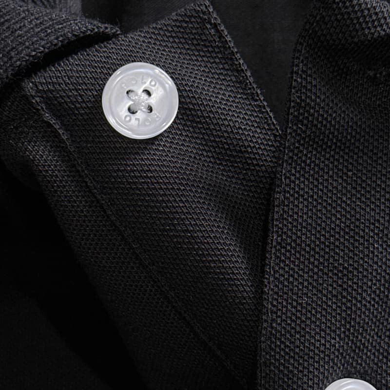 Camisa polo clásica de cuello formal