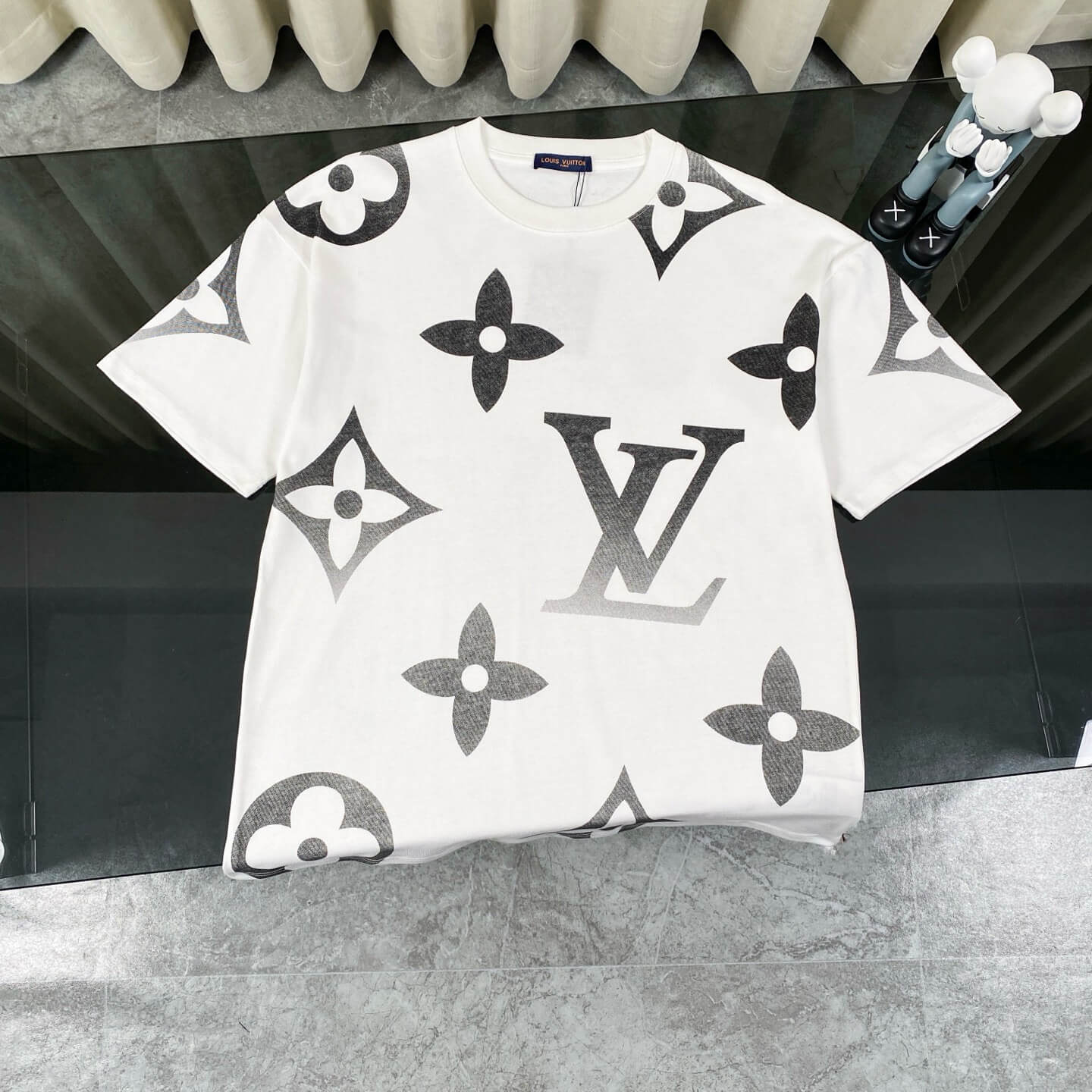T-shirt à imprimé dégradé intégral