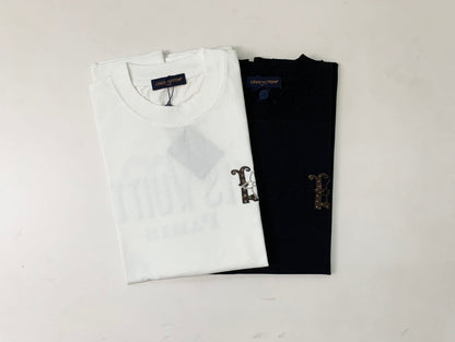 Camiseta con letras de diamantes de imitación