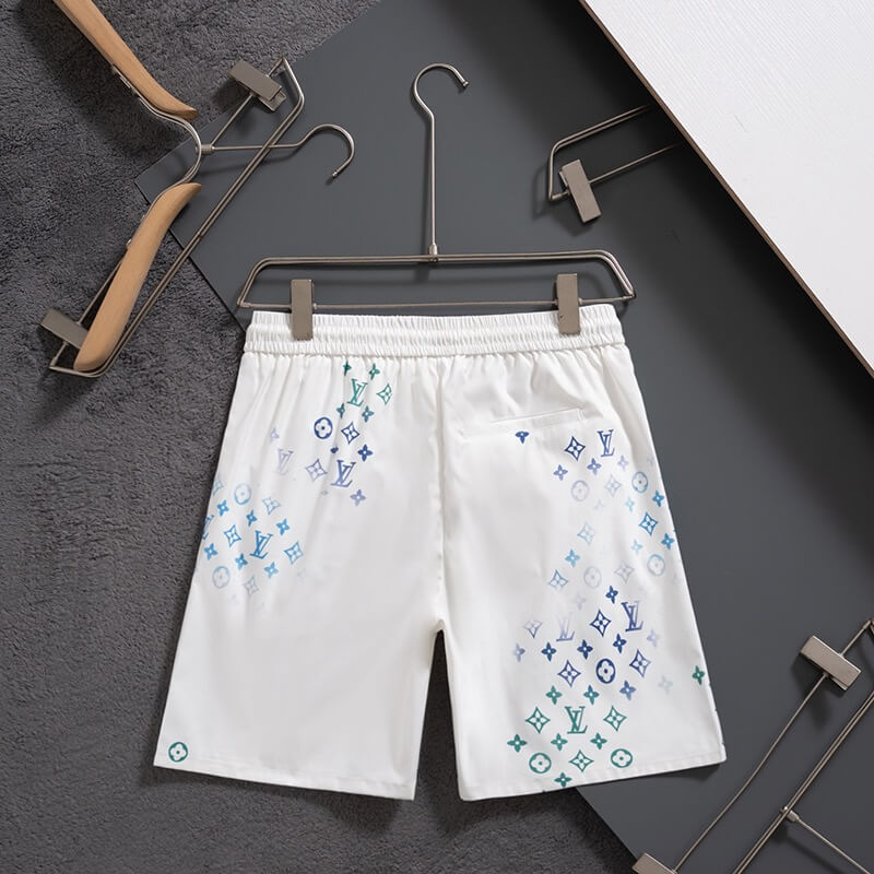 Shorts de playa con degradado de color