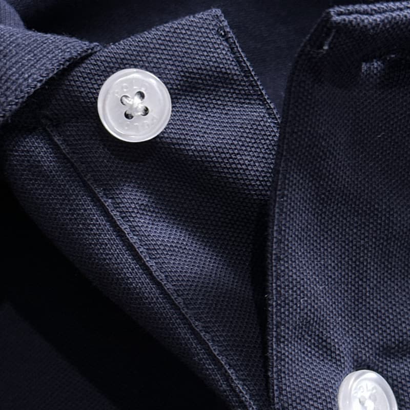 Camisa polo clásica de cuello formal