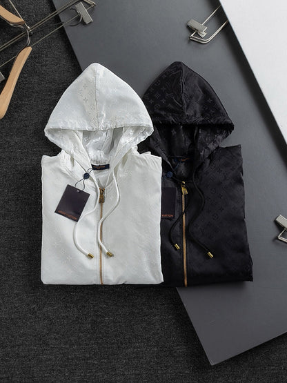 Full Print Jacquard Jacket