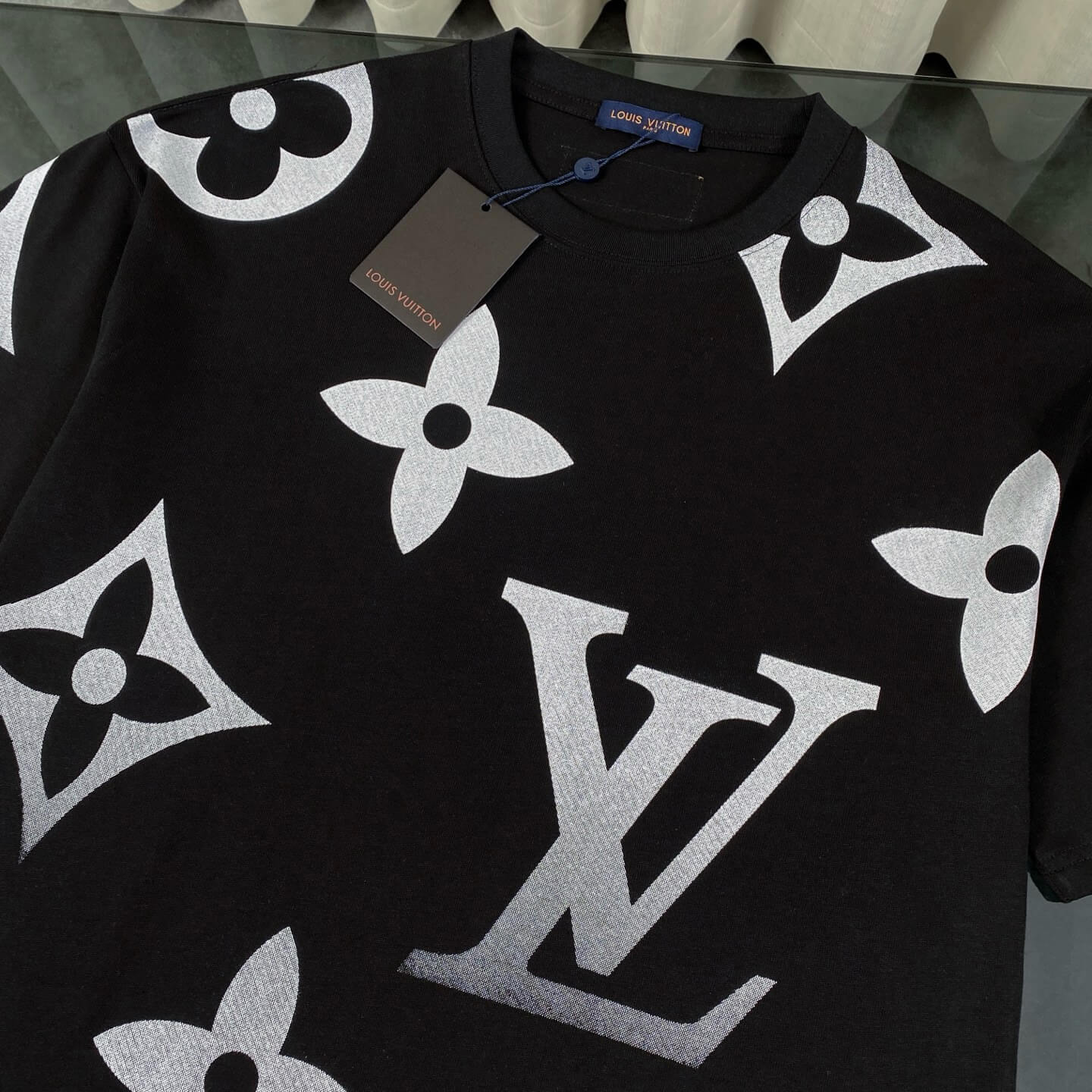 T-shirt à imprimé dégradé intégral