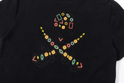 Camiseta con estampado de calavera
