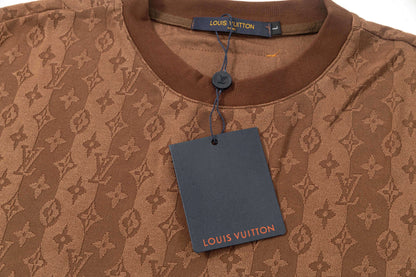 Camiseta clásica de jacquard con estampado completo
