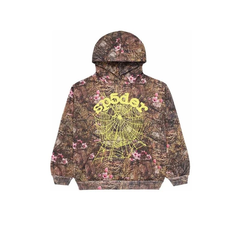 Sweat à capuche camouflage Web