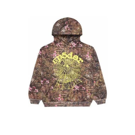 Sweat à capuche camouflage Web