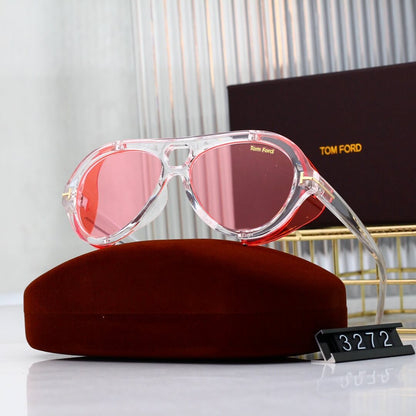 Lunettes de soleil personnalisées à monture creuse surdimensionnée