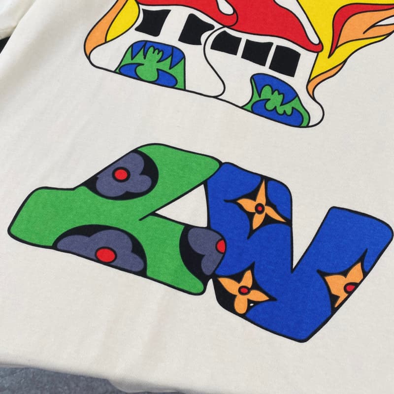 Camiseta de locomotora con grafiti de llamas 2025