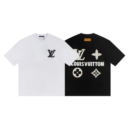 Chenille Patchwork Embroidered T-shirt
