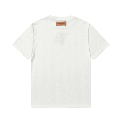 Camiseta clásica de jacquard con estampado completo