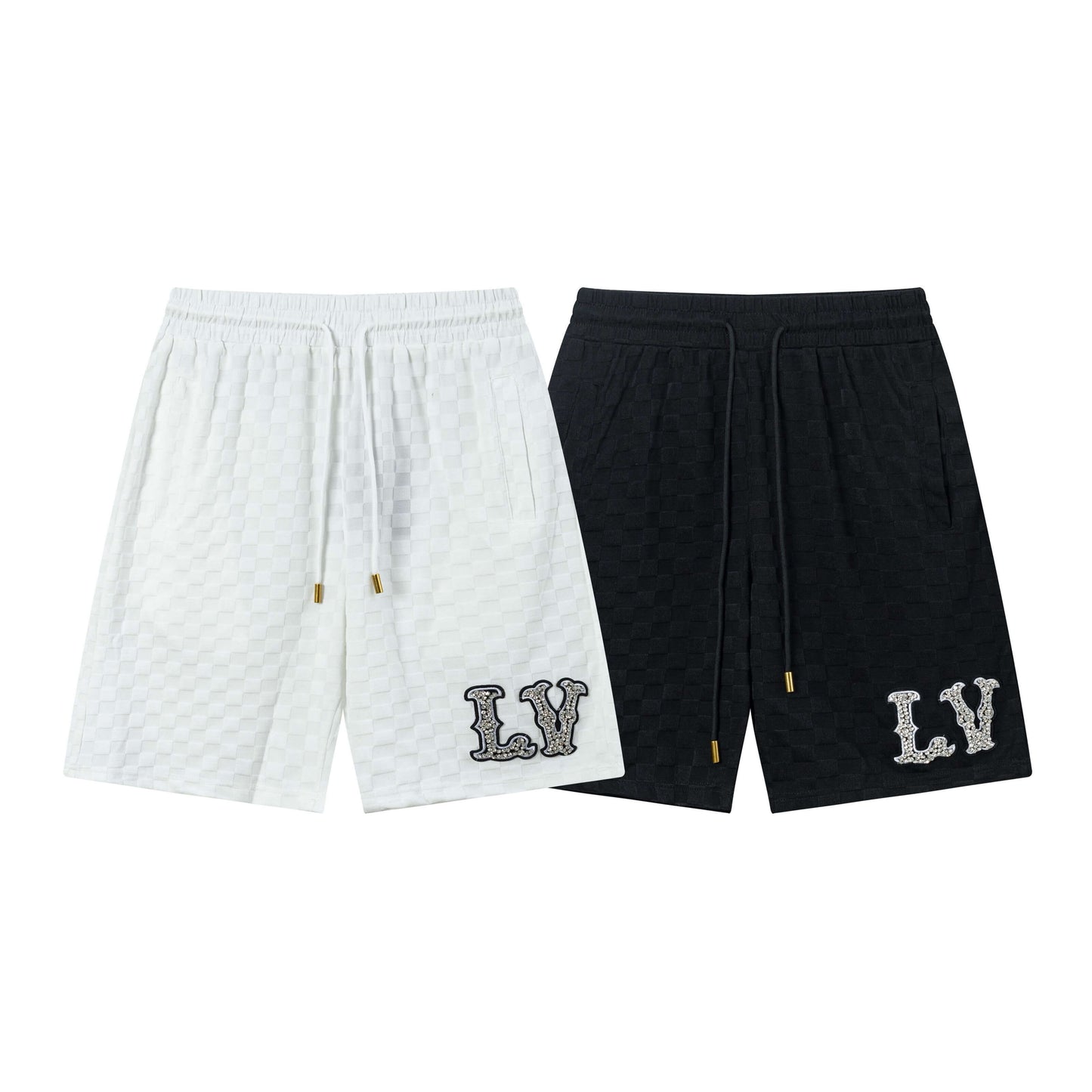 Pantalones cortos con letras Hot Diamond