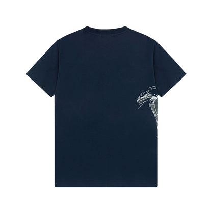 Camiseta con bordado de caballo