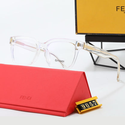 Lunettes unies à monture carrée tendance