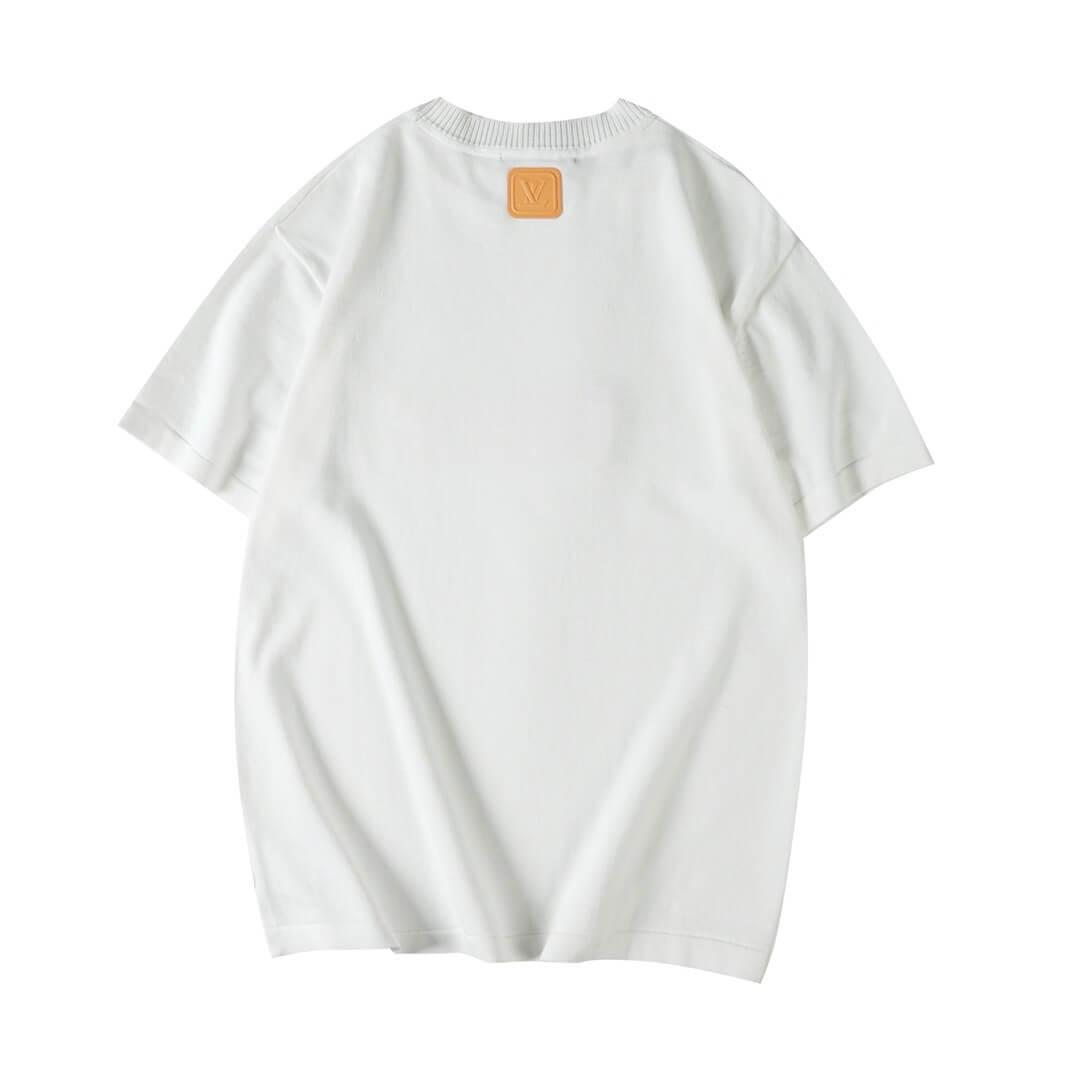 T-shirt à motif en relief