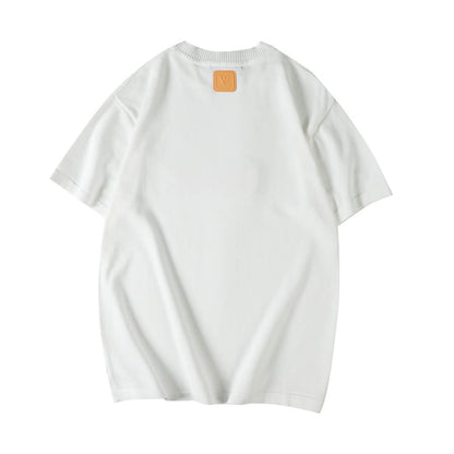 T-shirt à motif en relief