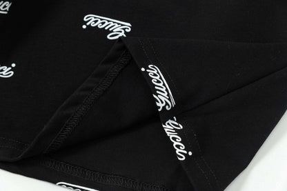 Pantalones cortos con estampado de letras