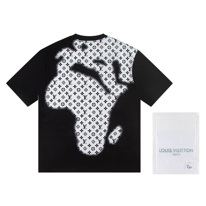 T-shirt à rendu dégradé