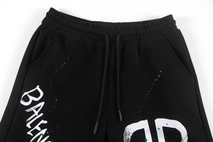 Pantalones cortos con estampado de salpicaduras