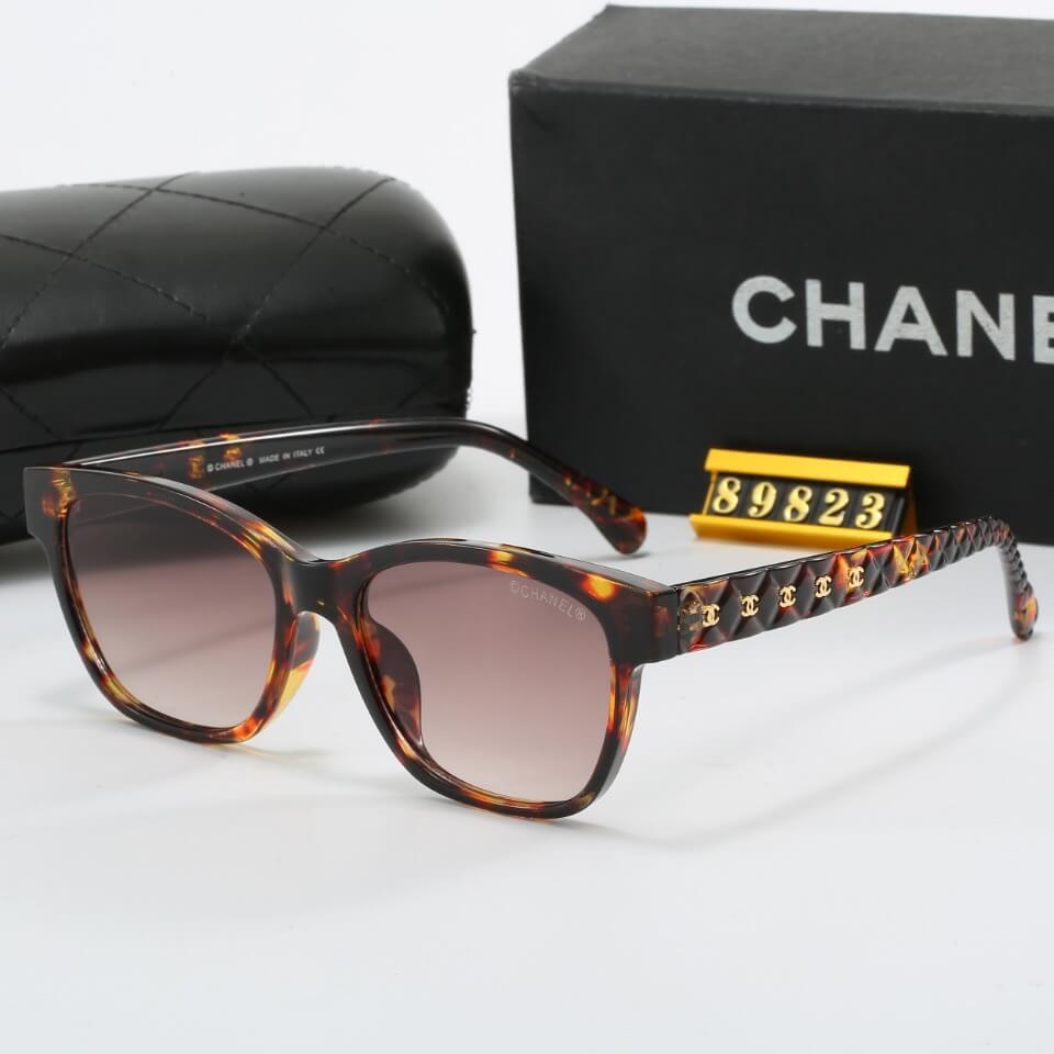 Gafas de sol con patillas y diseño de diamantes de estilo elegante