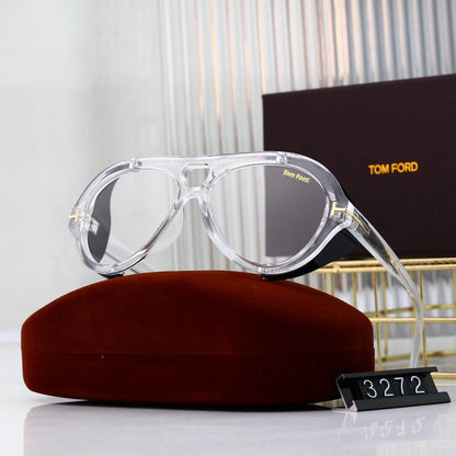 Lunettes de soleil personnalisées à monture creuse surdimensionnée