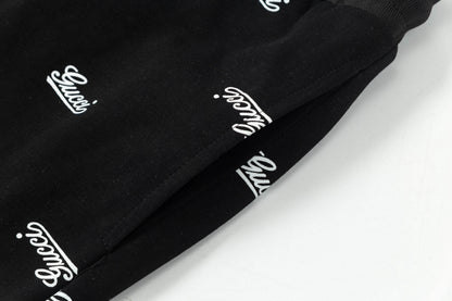 Pantalones cortos con estampado de letras