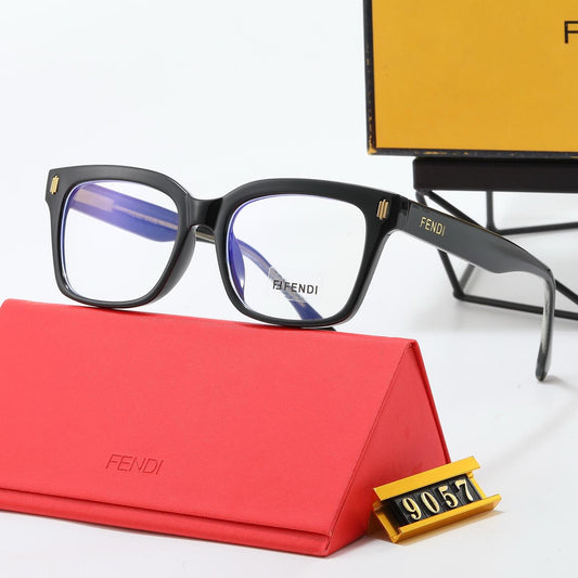 Gafas lisas con montura cuadrada de moda