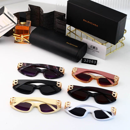 Gafas de sol cuadradas elegantes con diseño de ojo de gato