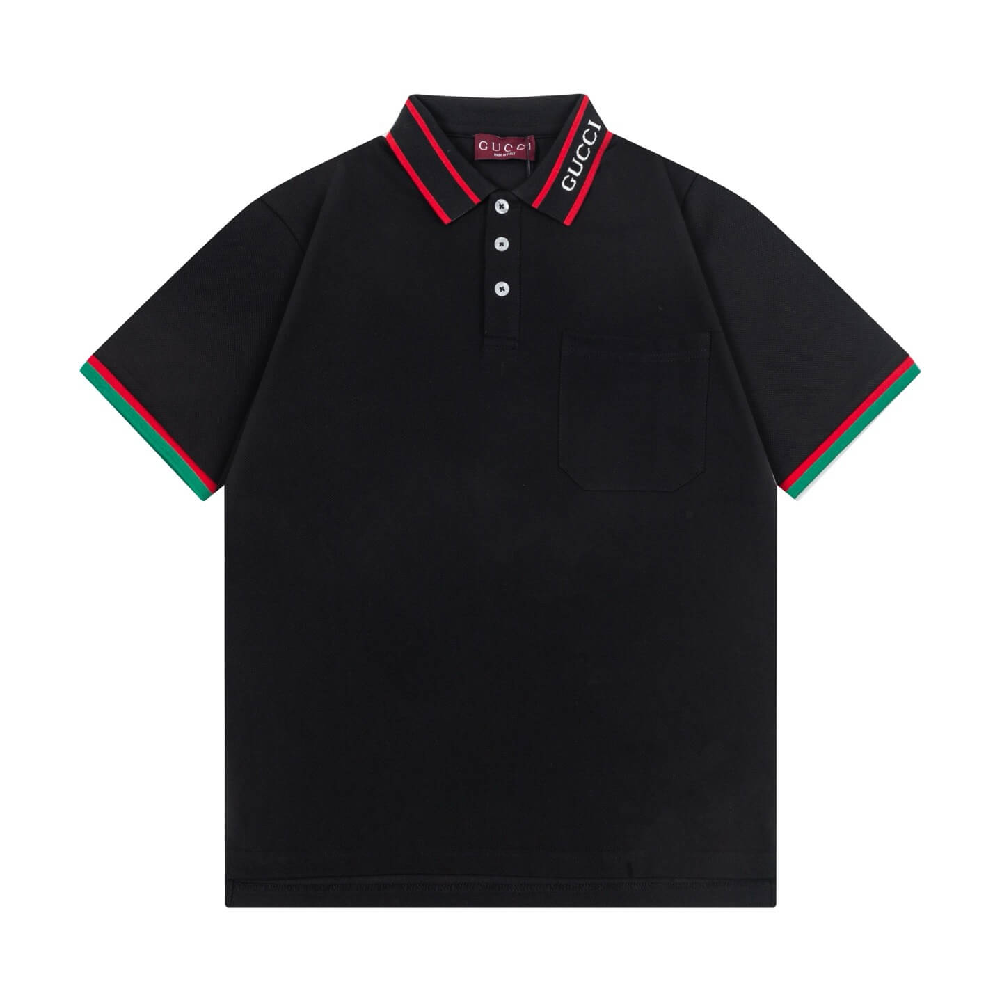 Camiseta polo de rayas bicolor