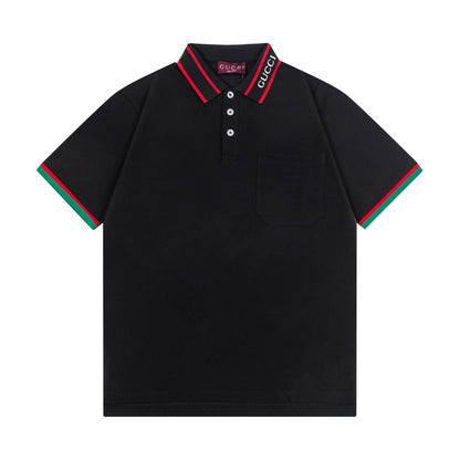 Camiseta polo de rayas bicolor
