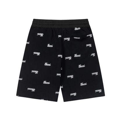 Pantalones cortos con estampado de letras