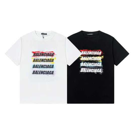 Camiseta con estampado de colores