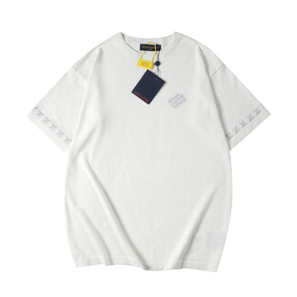 Camiseta de punto con mangas de letras