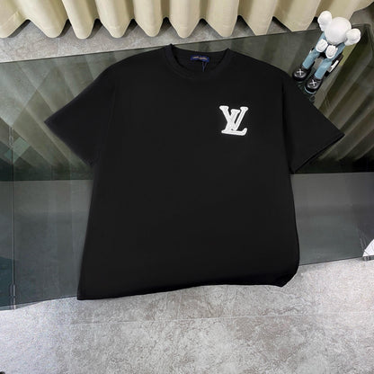 T-shirt classique avec patch monogramme