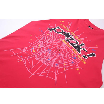 Camiseta clásica rosa y negra