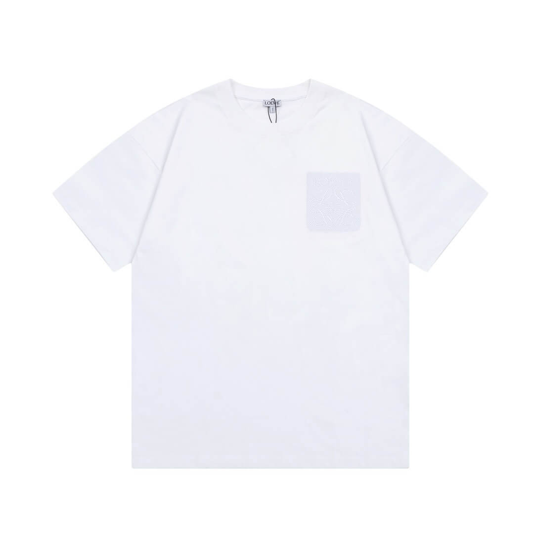Camiseta con bordado de bolsillo