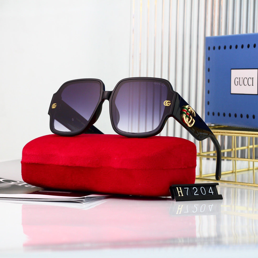 Gafas de sol de gran tamaño y montura completa de moda