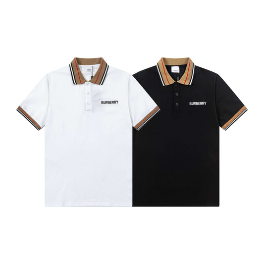 Polo classique à rayures écossaises