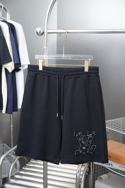 Short à appliqués de pétales