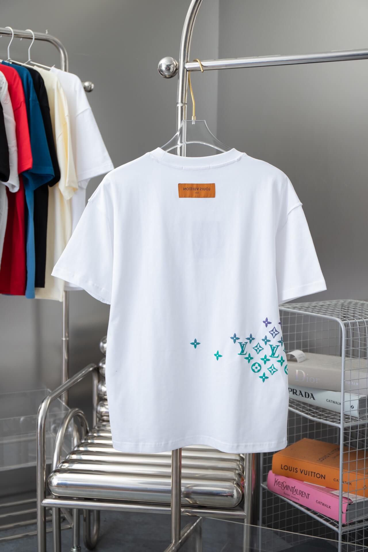 Camiseta con estampado degradado para presbicia