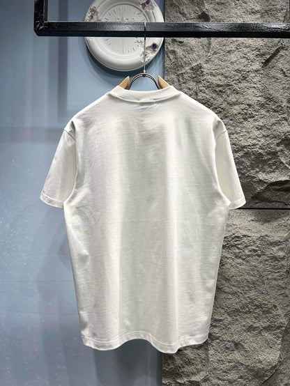 Camiseta con estampado de letras clásicas