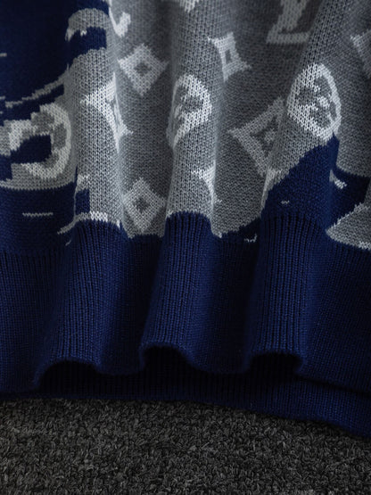 Jacquard Graffiti Sweatshirt