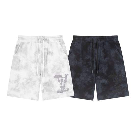 Short brodé à motif classique rendu
