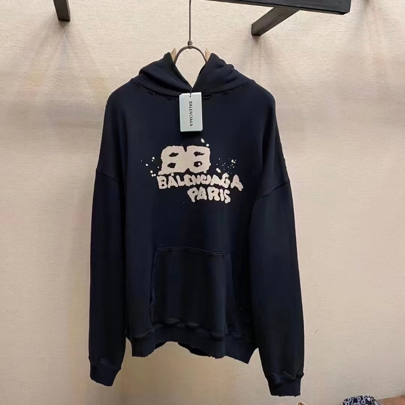 Inkjet Printing Print Hoodie
