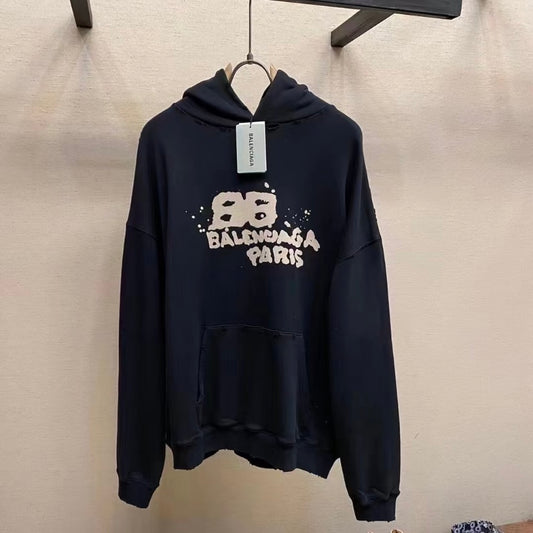 Inkjet Printing Print Hoodie