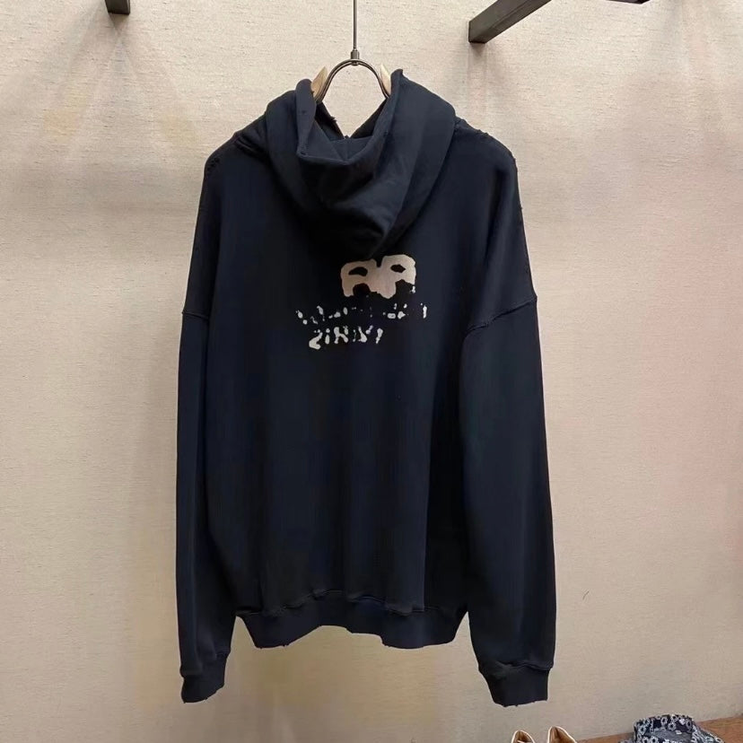Inkjet Printing Print Hoodie