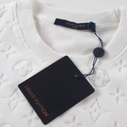 T-shirt classique imprimé en relief sur toute la surface