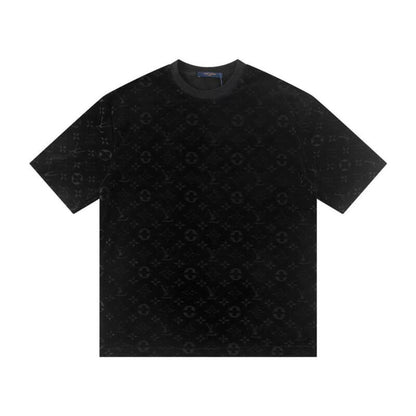 T-shirt classique imprimé en relief sur toute la surface