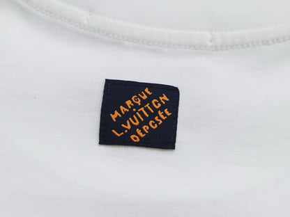 T-shirt artisanal brodé à paillettes